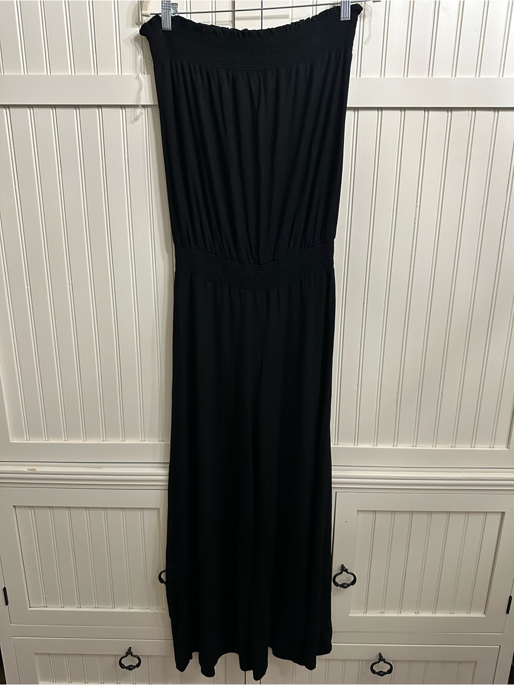 maitai Black Strapless Maxi Romper Size 1X - Picture 1 of 9